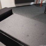 TECTA Liege Oblique F 16 Stoff anthrazit mit Kissen