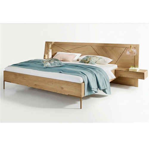 Bett Leno Massivholz