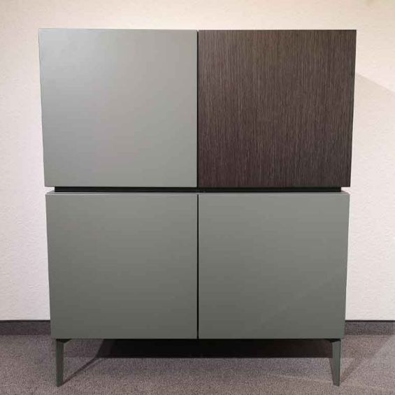 SILENIA Kommode Graphos Lack grau