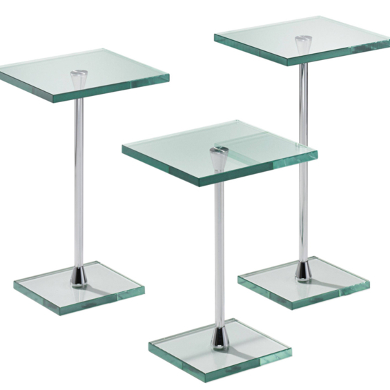 BACHER Beistelltisch Dondolo quadratisch 58cm hoch