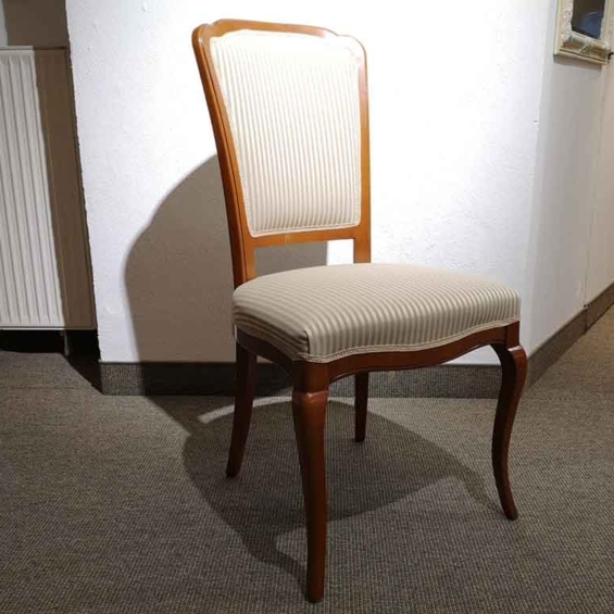 EBANART Stuhl 7175G Kirschbaum M Stoff P-128 sand