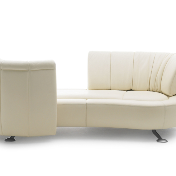 DE SEDE Sofa DS-164/03 Leder Living Sand