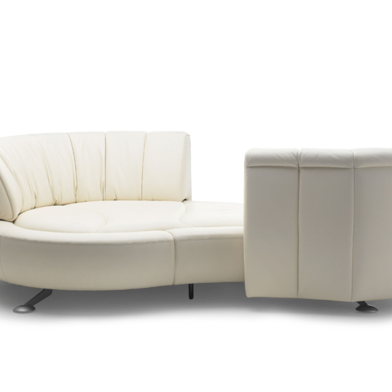 DE SEDE Sofa DS-164/29 Leder Living Sand