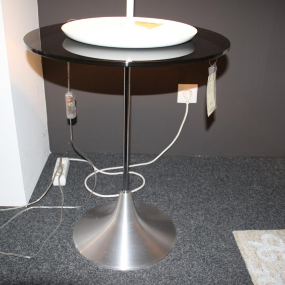  Beistelltisch 8153/VN Glas Lack schwarz