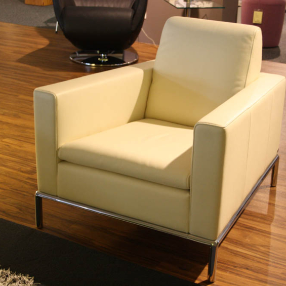 DE SEDE Sessel DS-4/01 Leder weiß