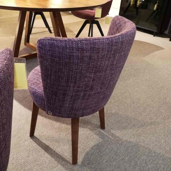 BIELEFELDER WERKSTÄTTEN Stuhlgruppe (3) Polo Cocktail Stoff