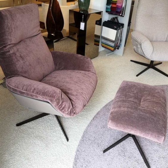 BIELEFELDER WERKSTÄTTEN  Sessel Daron + Hocker