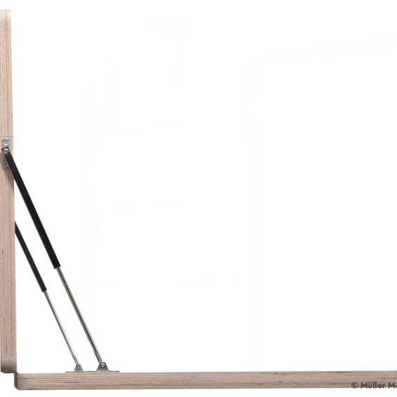 MÜLLER MÖBELWERKSTÄTTEN Wandsekretär Flatframe weiß