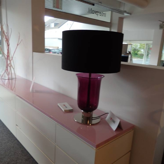 FITZ LEUCHTENMANUFAKTUR Tischleuchte Diva-M Glas violett