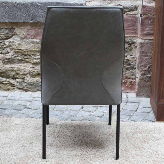 SCHOLTISSEK Stuhlgruppe( 2 Stühle) Nolan ** Leder grau