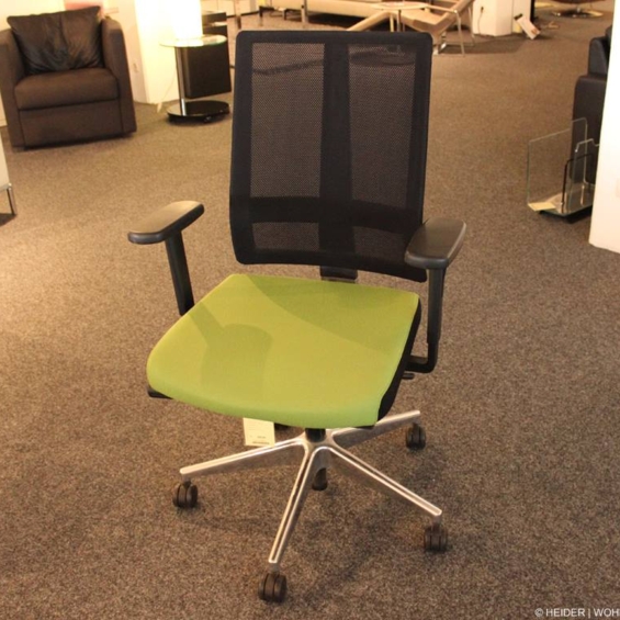 VÖLKLE Drehsessel 5060 Stoff schwarz/grün