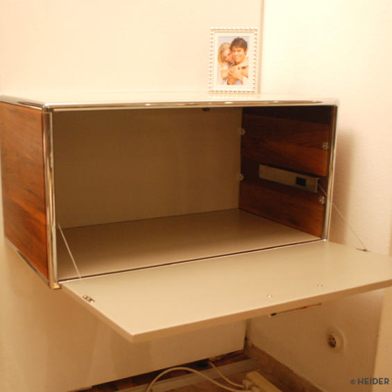 DAUPHIN HOME Hängeschrank Modul Space Nußbaum / Lack schlamm