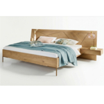 Bett Leno Massivholz