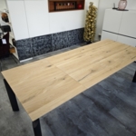 Esstisch (ausziehbar) BTH: ca. 180 (250) x 100 x 79 cm  Platte: Eiche