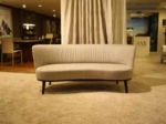 BIELEFELDER WERKSTÄTTEN Sofa 2-sitzig Polo Cocktail Stoff braun