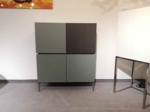 SILENIA Kommode Graphos Lack grau