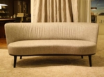 BIELEFELDER WERKSTÄTTEN Sofa 2-sitzig Polo Cocktail Stoff braun