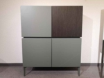SILENIA Kommode Graphos Lack grau