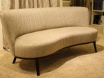 BIELEFELDER WERKSTÄTTEN Sofa 2-sitzig Polo Cocktail Stoff braun