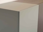 SILENIA Kommode Graphos Lack grau