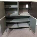 SILENIA Kommode Graphos Lack grau