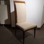EBANART Stuhl ST077G Nussbaum kirschbaumfarbig M Stoff Toulon