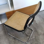 THONET Stuhlgruppe ( 4 Stühle)  S 32 V Rohrgeflecht natur mit Netzverstärkung