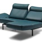 DE SEDE Sofa DS-450/02 Leder Living black Gestell schwarz