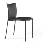 DRAENERT 2076 Stuhl Nobile Soft Hochlehner Leder schwarz
