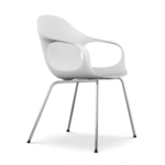 KRISTALIA Stuhl Elephant chair Sitzschale weiß Gestell chrom