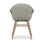 KRISTALIA Stuhl Elephant chair Sitzschale beige Gestell eiche