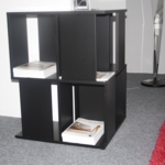 WK WOHNEN Regal WK 440 extro Lack schwarz