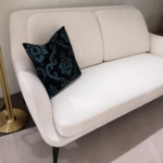 BIELEFELDER WERKSTÄTTEN  Sofa Grace Stoff weiss