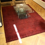 MOHEBBAN MURIS Teppich Vintage 237 x 175cm Red