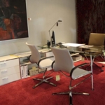 DAUPHIN HOME Lowboard mit Schreibtisch Modul Space Lack weiß