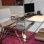 DAUPHIN HOME Lowboard mit Schreibtisch Modul Space Lack weiß
