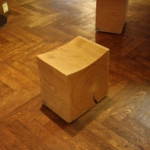 RIVA Hocker Napa Small 42x30x44cm Eiche massiv