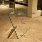DREIECK Beistelltisch Assito Glas