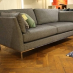 IP DESIGN Sofa 2,5-sitzig Jon Edwards Stoff grau