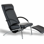Relaxsessel Curve IP Design Leder schwarz oder anthrazit