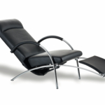 Relaxsessel Curve IP Design Leder schwarz oder anthrazit