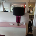 FITZ LEUCHTENMANUFAKTUR Tischleuchte Diva-M Glas violett