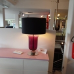 FITZ LEUCHTENMANUFAKTUR Tischleuchte Diva-M Glas violett