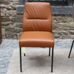 SCHOLTISSEK Stuhl Nolan ** Leder cognac