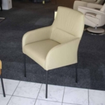 SCHOLTISSEK Armlehnstuhl Nolan ** Leder hell-taupe
