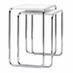 THONET Viersatztisch B9 Chrom/weiß