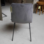 KFF Stuhlgruppe (2 Stühle) Arva Light Stoff grau