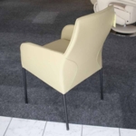 SCHOLTISSEK Armlehnstuhl Nolan ** Leder hell-taupe