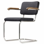 THONET Stuhl S64 PV Nussbaum/Leder