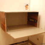 DAUPHIN HOME Hängeschrank Modul Space Nußbaum / Lack schlamm